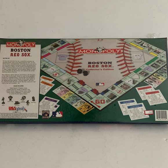 Vintage Monopoly Boston Red Sox MLB Collector's Edition 2000 Board Game Sealed - Picture 4 of 7